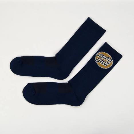 SANTA CRUZ Socks Dot Navy £9.99